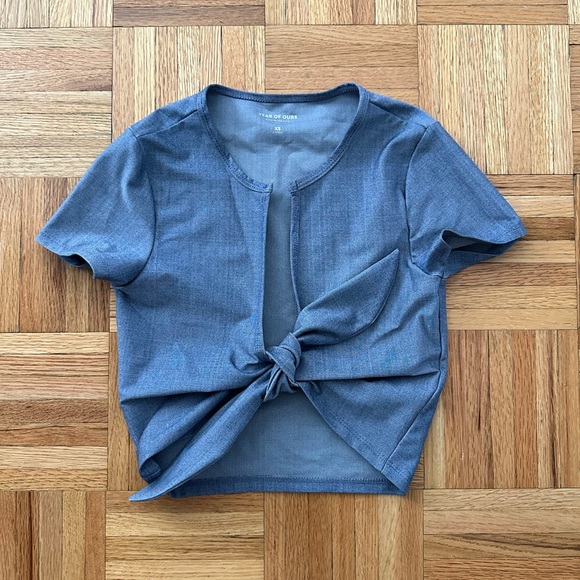 Year of Ours Denim Top - Picture 1 of 1